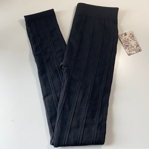 Knitted Fleece Leggings